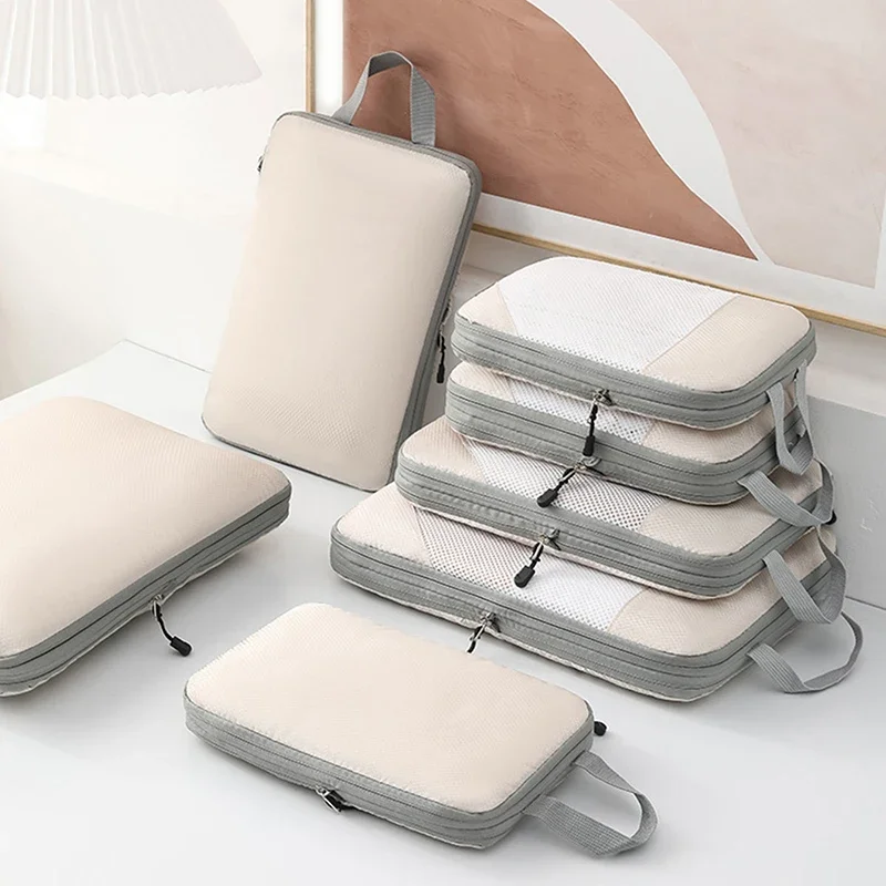 여행 가방 압축 포장 큐브 방수 보관 가방, 야외 접이식 여행 가방, 핸드백 포..