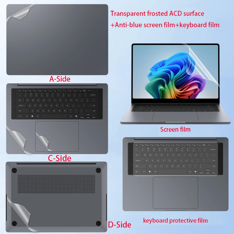 삼성 갤럭시북 6/5 프로 360 바디 스티커 14/16인치 노트북 960XJG 쉘 940XJG 보호 960UJH 프리컷 비닐 필름