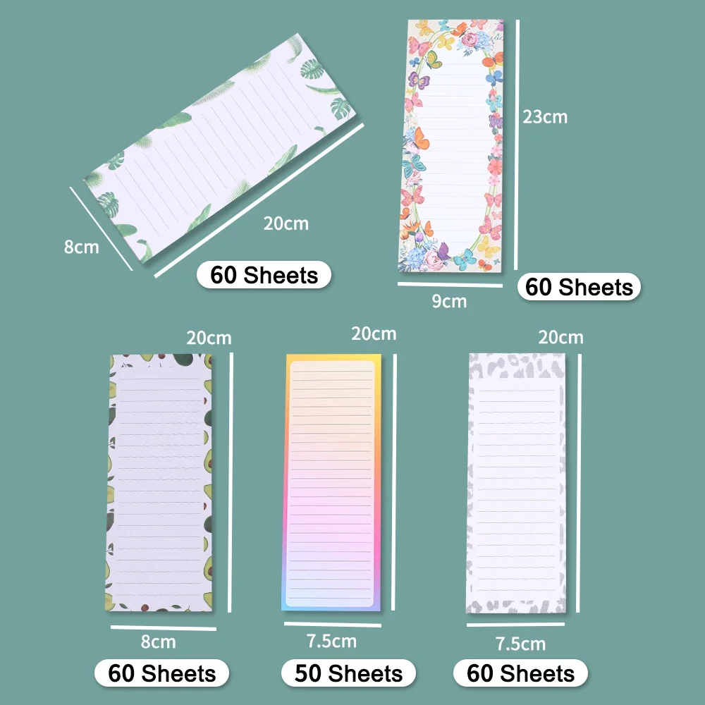 Korean Fridge Magnetic Memo Pad Magnet Book Note Refrigerator Notepad To Do List Grocery Shopping Check Diary Notebook Planner 2