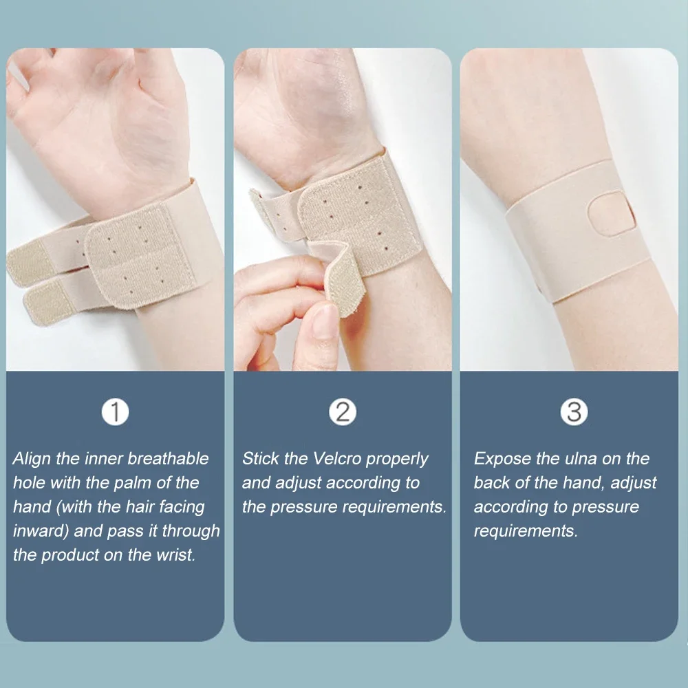 1PC Thin Wrist Brace Support For TFCC Tear, Adjustable Wrist Wraps For Sports Sprain Recovery, Wrist Support Belt Yoga