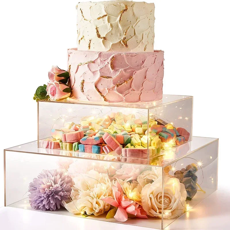 Video su Qual è Elegante 3 supporto rotondo in acrilico per torte per matrimoni ed eventi