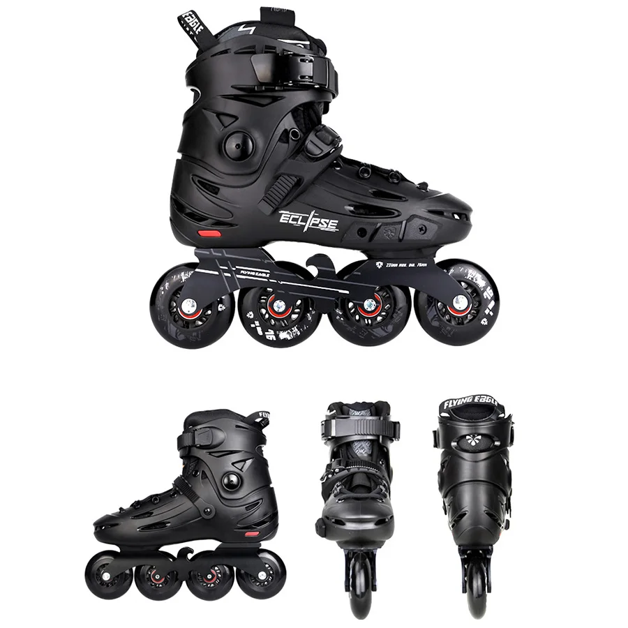 100% Original Flying Eagle F5s Inline Skates Eclipse Adult Roller Skating Shoes Slalom Free Skating Good As SEBA adult roller skates