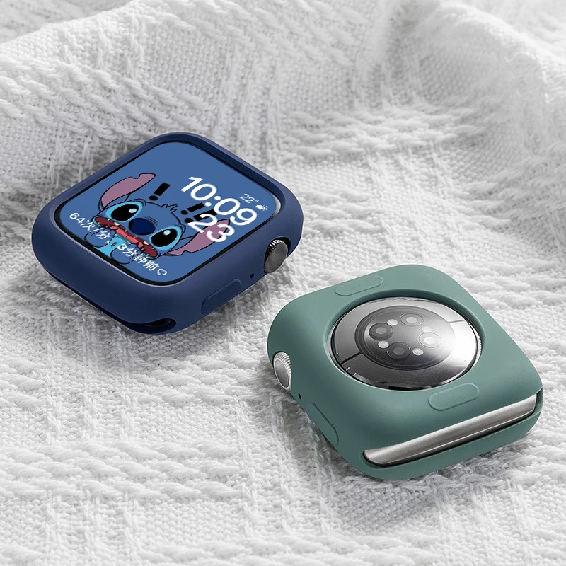 Silicone Protective Bumper Case for Apple Watch Accessories