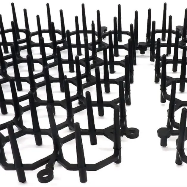 12PC Cat Thorn Mat Dog Garden Anti-Cat Dog Outdoor Supplies Feces Mat Cat Expulsion Anti-Cat Thorn Protects Plants