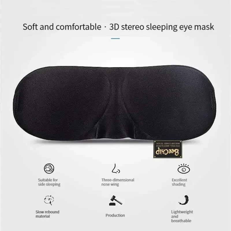 eye mask 3D natural sleeping soft portable for women men travel 1Pcs