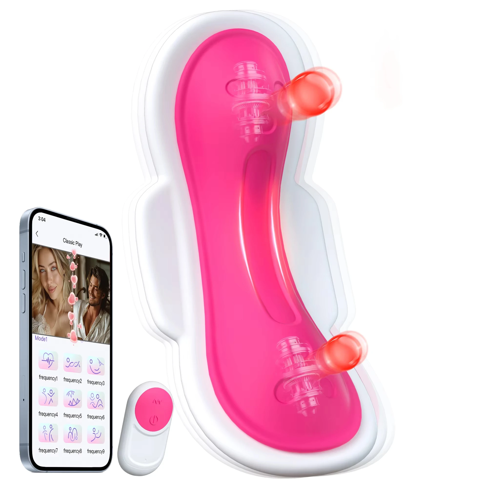 APP Fernbedienung Tragbare Höschen Vibrator Klitoris Stimulator Weibliche Maturbator Schmetterling Vibrator Erwachsene Sex Spielzeug Für Frauen