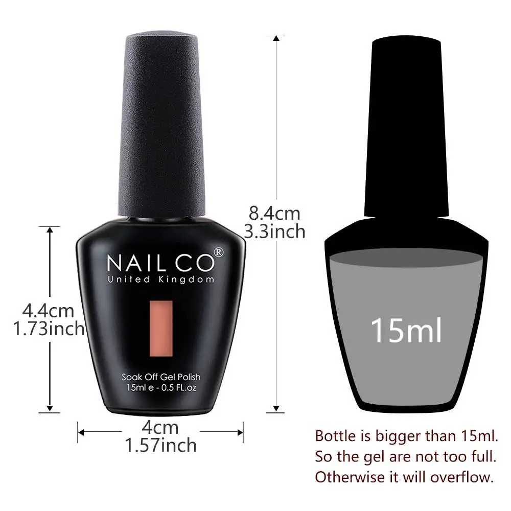 Jelly Color Gel Polish Set - Semi-Transparent Pink & Nude Shades, 15ml