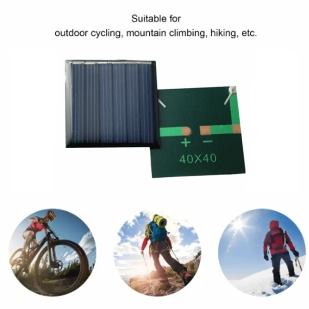 2-Piece Durable Micro Solar Panels – 3V 60mA Photovoltaic Cells