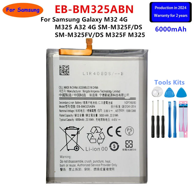 2024-yearsBrand-New-EB-BM325ABN-6000mAh-Battery-For-Samsung-Galaxy-M32-4G-M325-A32-4G-SM.jpg
