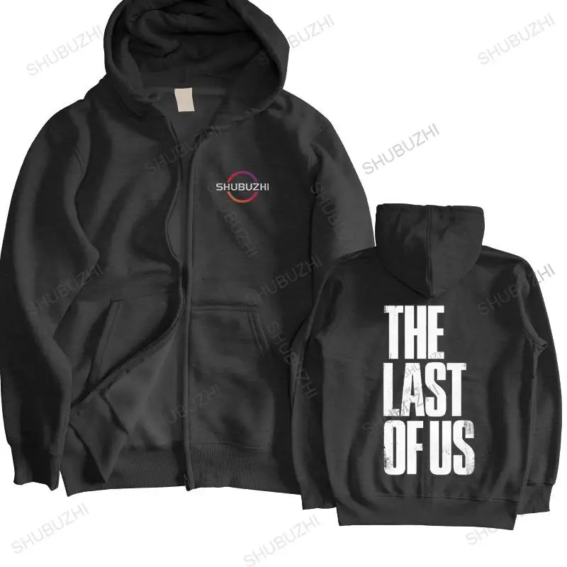 

men autumn black hoody sweatshirt zipper The Last Of Us men video game Letter hoodie Persionalized Custom women jacket euro size