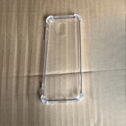 Air Cushion Shockproof Soft TPU Silicone Case - Black Transparent Shell for TIQ Mini 5 (Transparent)