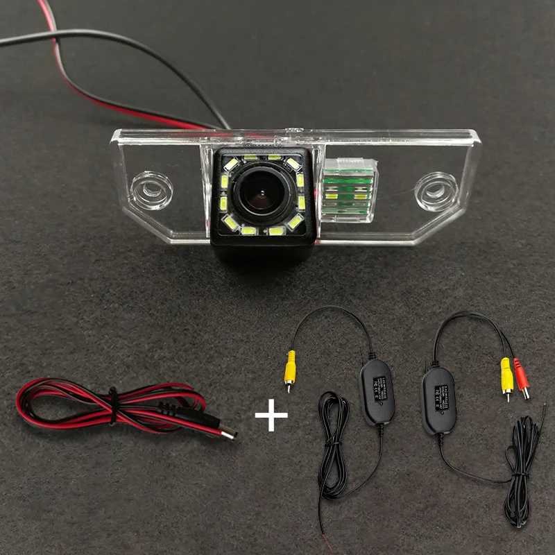 HD Wireless Rear Camera Fisheye 4 8 12 led Dynamic Night Vision For Ford Focus Sedan 2 3 2008-2012 C-Max C Max Mondeo
