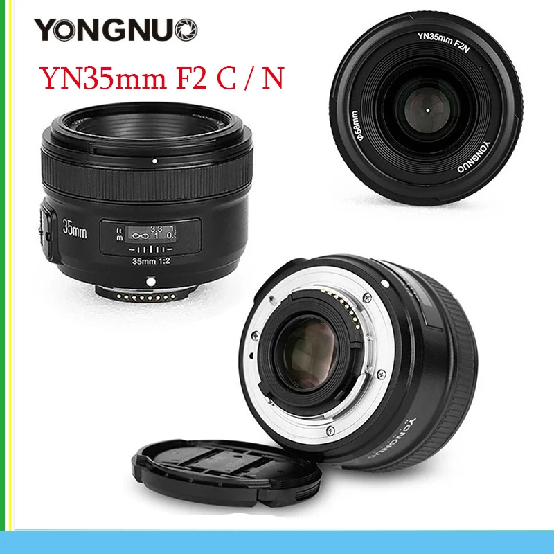YONGNUOYN35mmF2F2NYN35mmlenseAutoWideAngleLargeApertureFocus