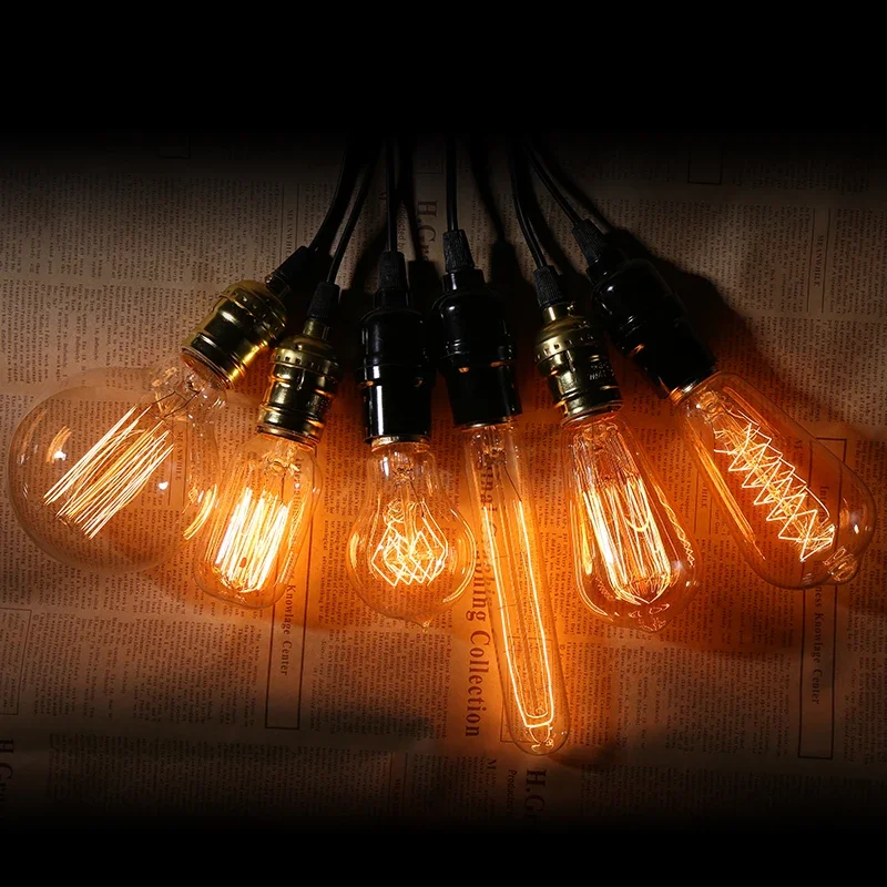 รูปสินค้า หลอดไฟ Edison ไส้ 40W E27 ตกแต่งบ้านสไตล์วินเทจ