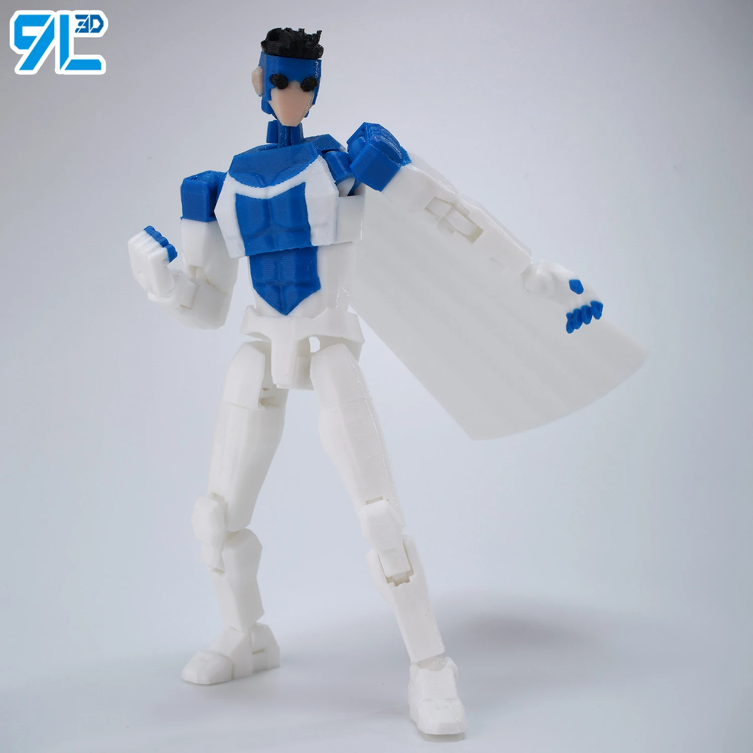 9L3D Titan 13 Invincible Figure Multi-Jointed Movable 3D Printed Dummy 13 Robo Action Figurine Statues Full Body Mechanical Doll - 2