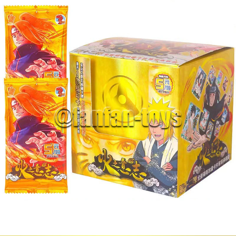 

5/25/100 Pcs Naruto Cartoon Card Shippūden Ninja Kakashi TCG SR Rare Trading Collection Cards Battle Carte for Children Gift Toy