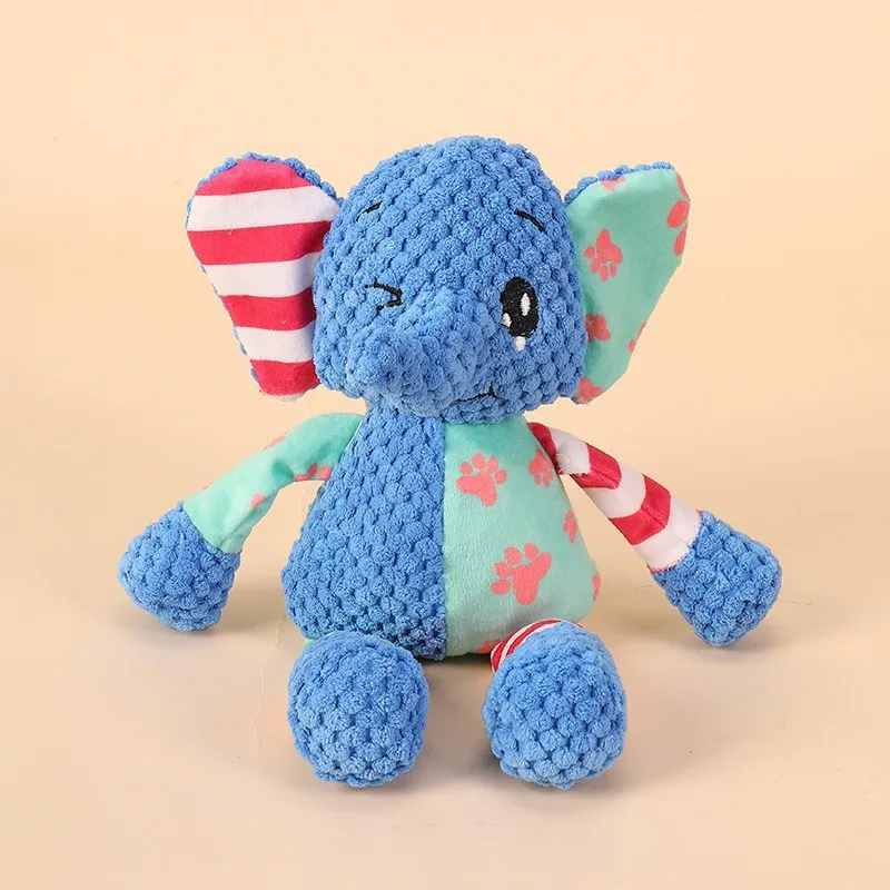 Plush Bite-Resistant Dog Toy for Teeth Grinding and Entertainment