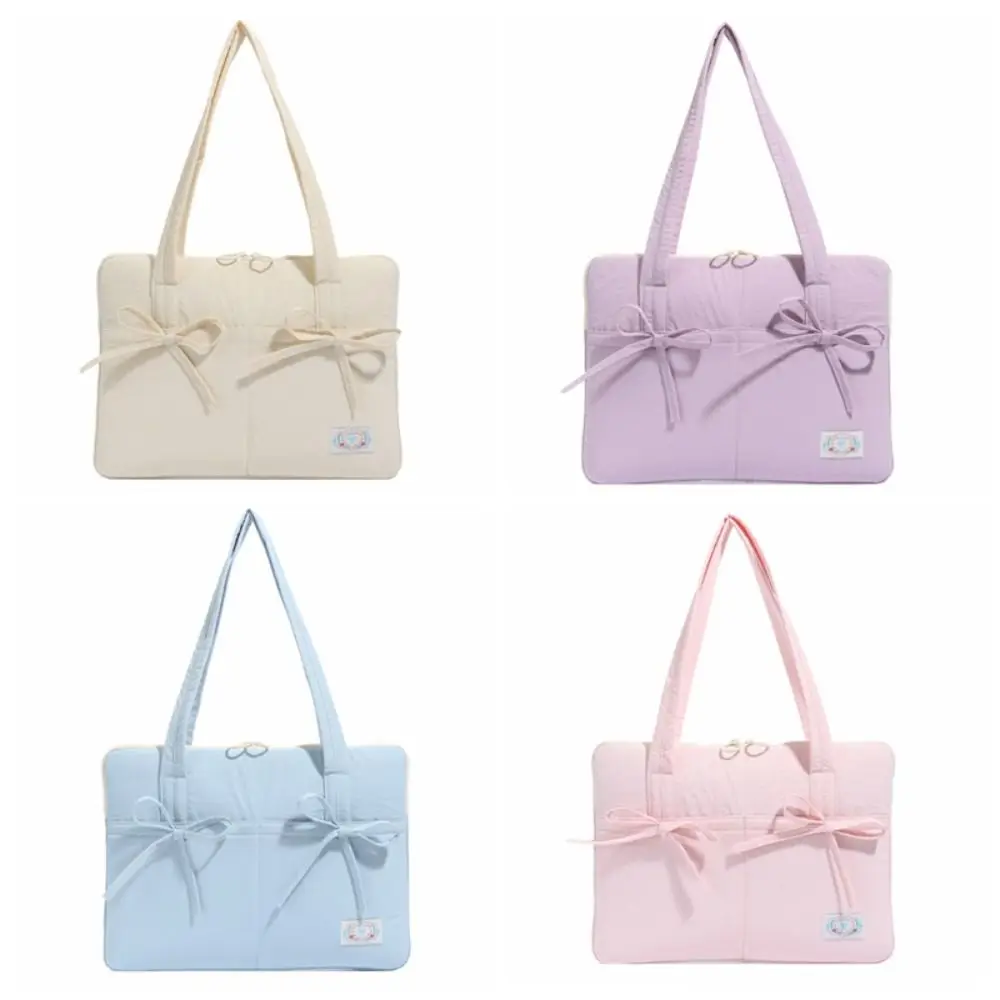 Bowknot Portable Laptop Sleeve - Lightweight Soft Protective Cover