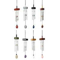 2025 New Metal Wind Chimes Solid  Door Home Decorations Wind Chimes with Aluminum Tube Pendant Indoor Outdoor Garden Decor 1