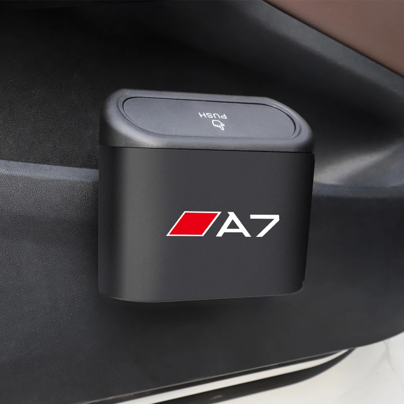 1Pcs 범용 자동차 쓰레기통 휴대용 미니 쓰레기 상자 쓰레기통 아우디 A1 A2 A3 A4 A5 A6 A7 A8 Q1 Q2 Q3 Q4 Q5 Q6 Q7 Q8 TT