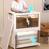 X&D Dopamine Storage Cabinet Installation Free Foldable Multifunctional Color Blocking Cabinet For Home Use Living Room Item Hot 6