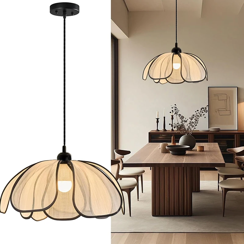 Nordic Hand-Woven Lotus Chandelier 1