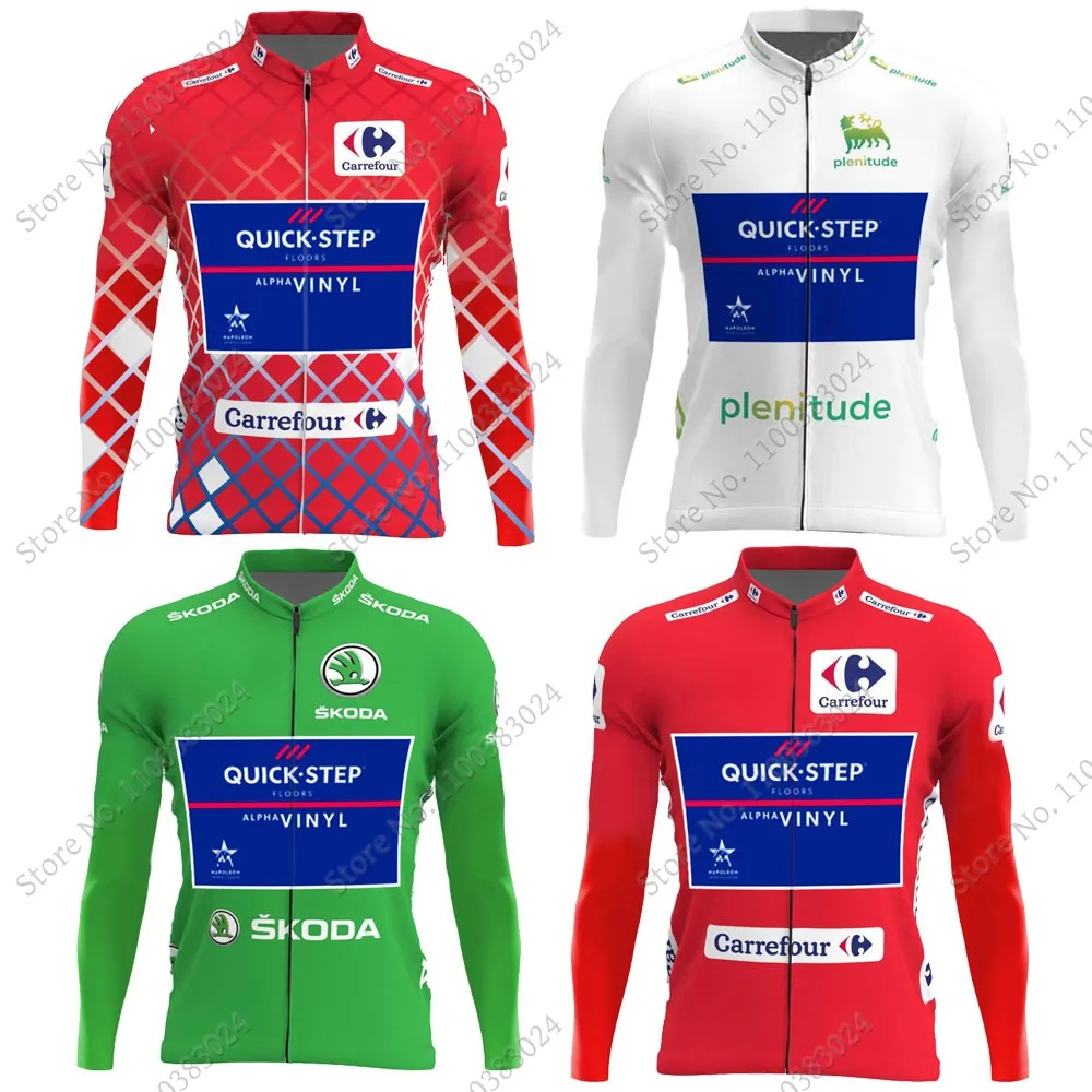 

Велосипедная форма Quick Step, зима 2022, Джерси с длинным рукавом, альфа-Виниловая одежда, рубашки для дорожного велосипеда, велосипедные топы для горного велосипеда
