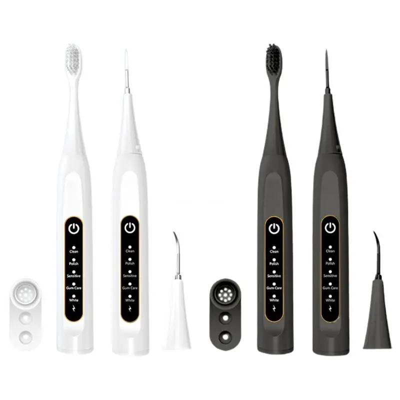 

Ultrasonic Electric Toothbrush for Adults Rechargeable Ultrasonic Toothbrush with Brush Heads 5 Electric Dropship