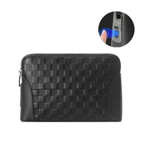 Man`s Fingerprint Lock Handbag Security Lady`s Wallet  Anti-Theft Clutch Bag - Image 4