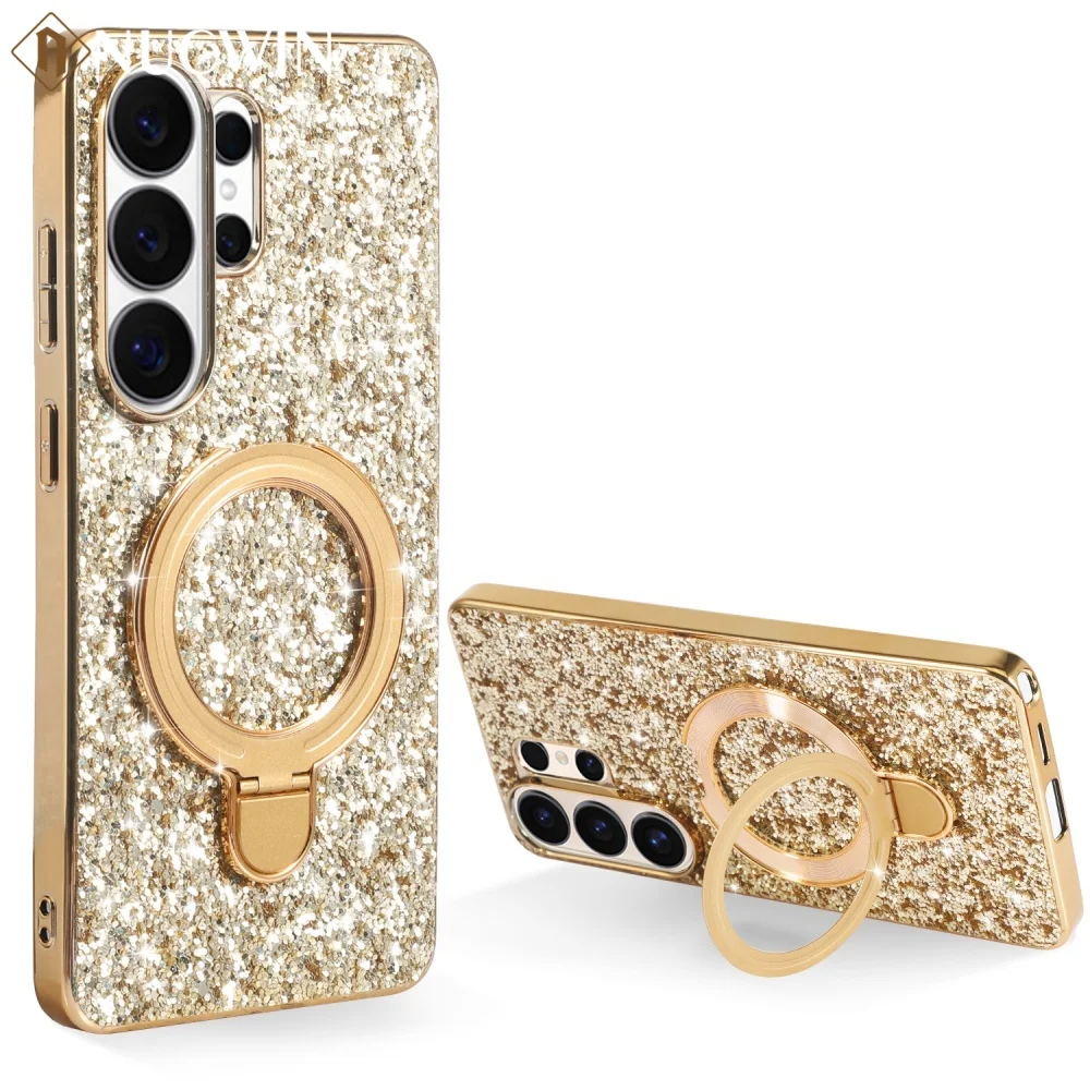 Starry Glitter Sequin Luxury Folding Stand Shockproof Case Cover