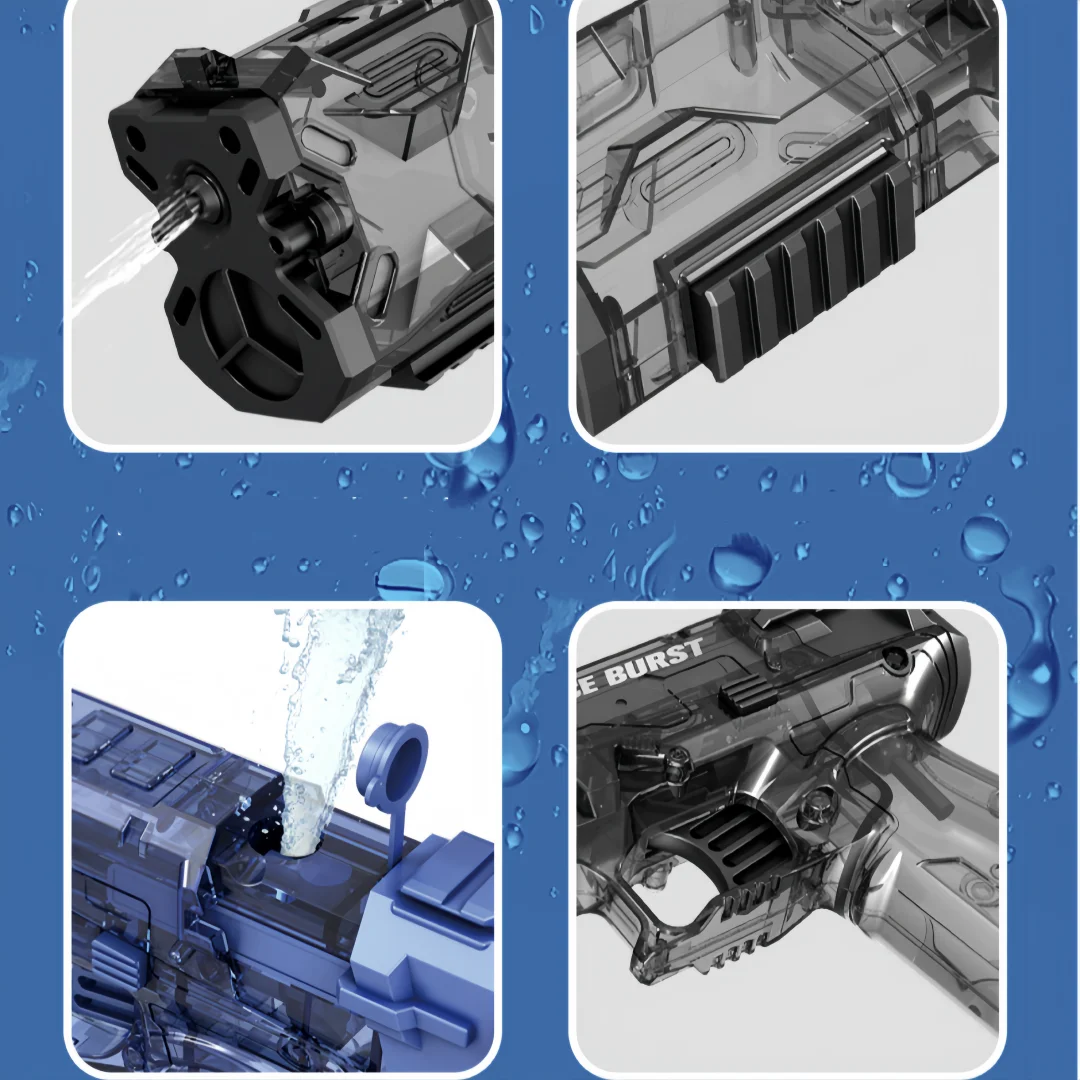 Summer Water Gun non Electric Pistol High-pressure Full Automatic Shooting Water Beach Toy Gun For kid Children Boys Girls