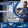 9,000 BTU PTAC Heat Pump A/C R-32 Wi-Fi Enabled with 3.5kW Electric Heater, Remote Control, Drain Kit - 230V 4