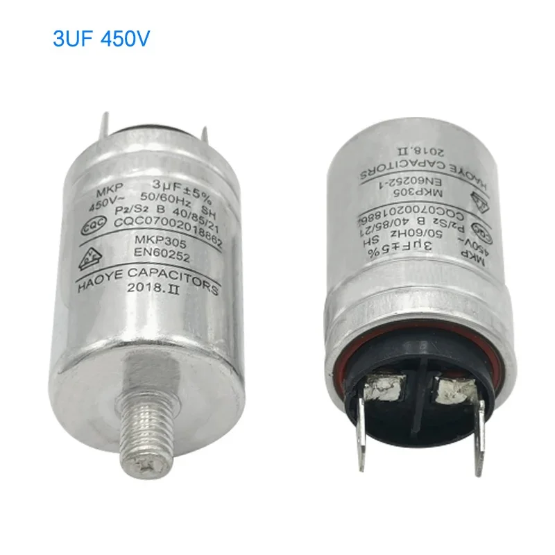 For Washer Dish Washer Capacitor Motor Capacitor Accessories CBB65 MKP3/4/5/6/7UF 450V