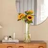 Clear Cylinder Vase Wedding Party Dining Table Centerpiece Decoration Hydroponic Flower Holder Transparent Container For Home 4