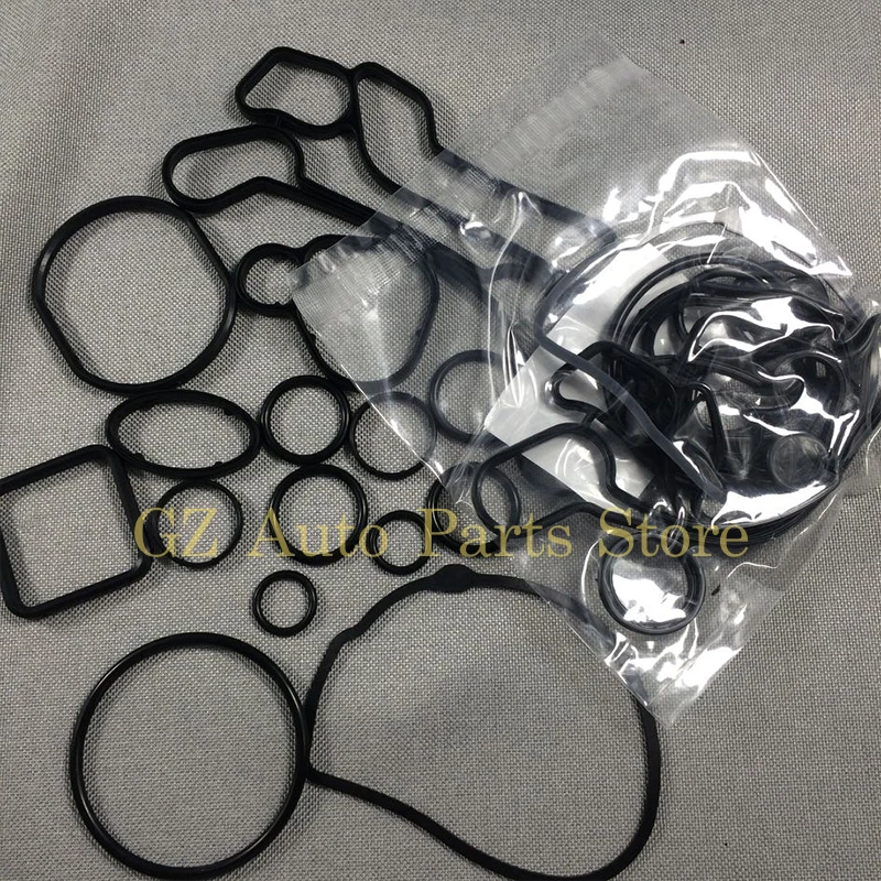 Cooling System Seal Oil Cooler Gasket Seals For Chevrolet Cruze Sonic Trax Astra Vectra Zafira 2724577 10PCS oil cooler gasket