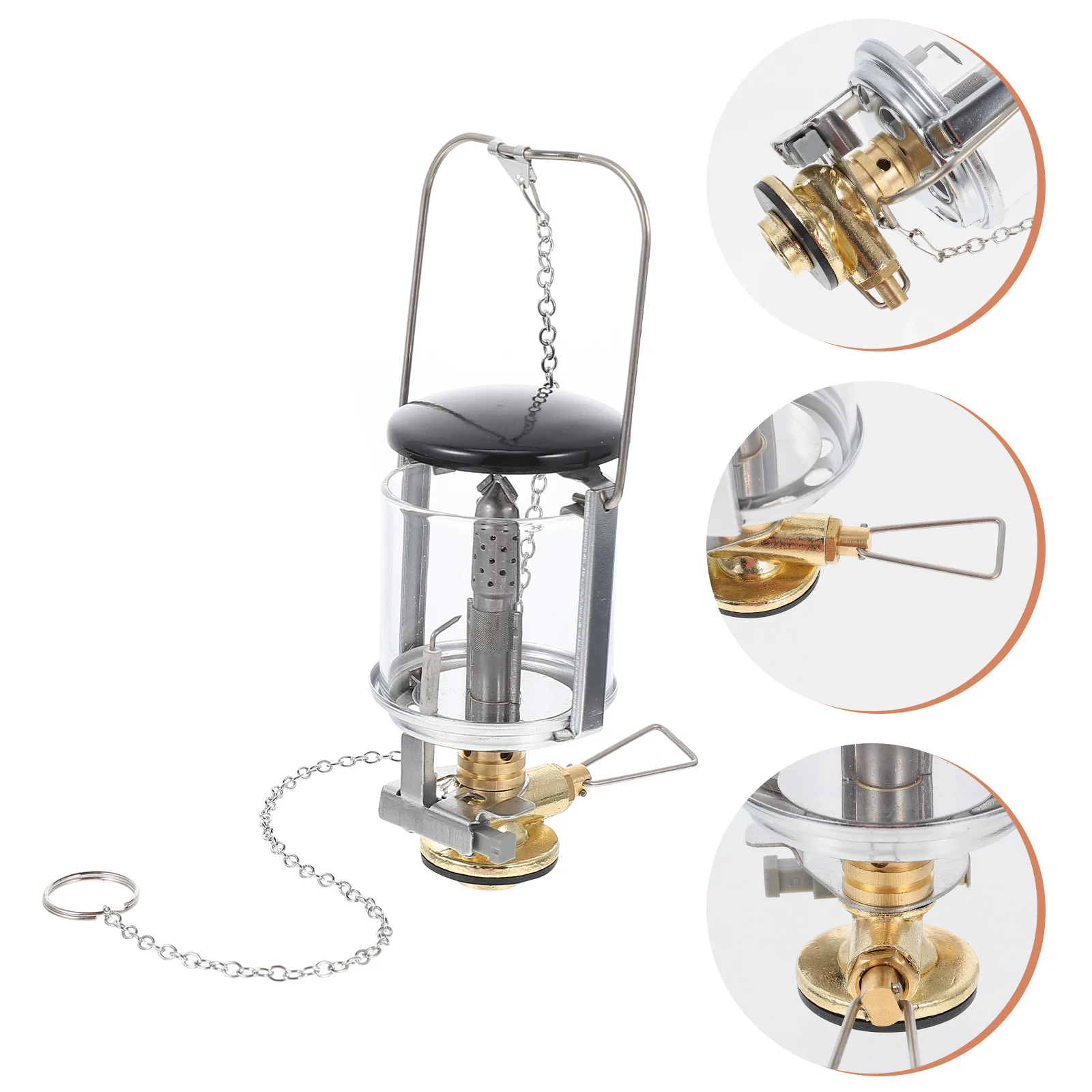 

1 Set of Camping Gas Lamp Outdoor Gas Lantern Camping Gas Light with Storage Bag
