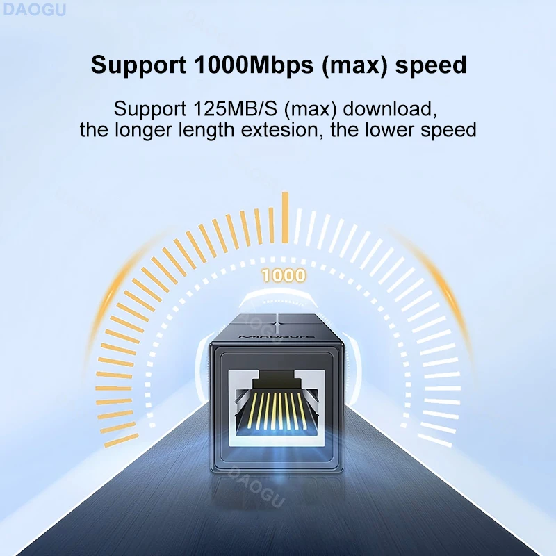 Cat 7 6 5 RJ45 인터페이스 커넥터 이더넷 케이블 연장 어댑터 네트워크 케이블 연장 컨버터 (암-암)