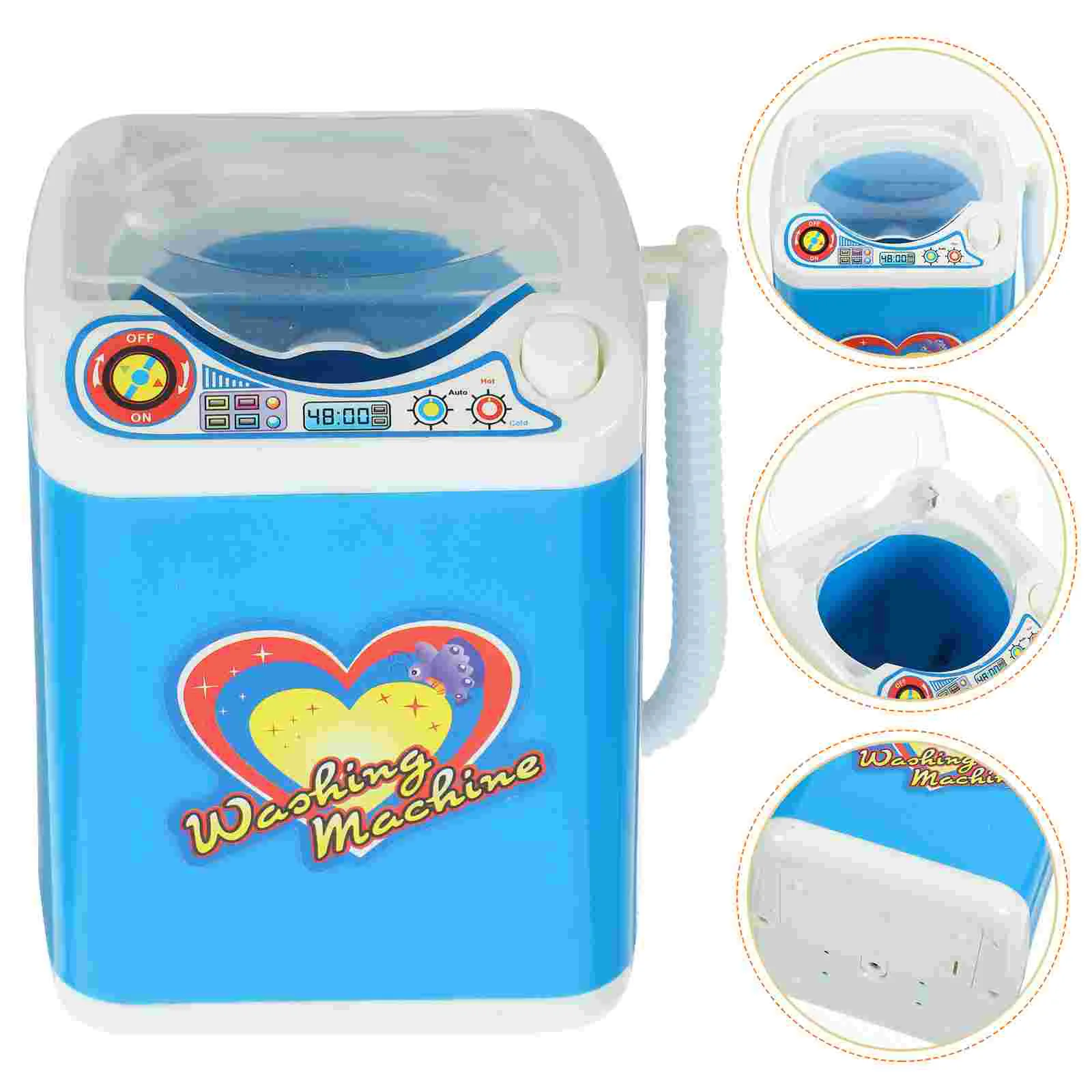 Electric Ride Kids Play Kitchen Accessories Simulation Washing Machine Toy Playing House Prop Toys Abs