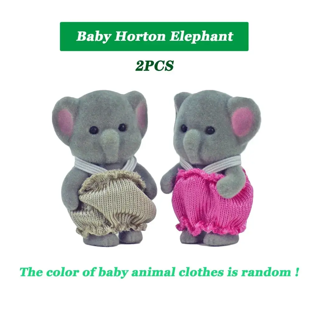 thumbnail image 1 of Simulation Forest Animal Baby Toys Rabbit Family Dolls Dollhouse Figures Collectible Toy 4.5CM 1:12 2PCS Furniture Set Gift, 1 of 5