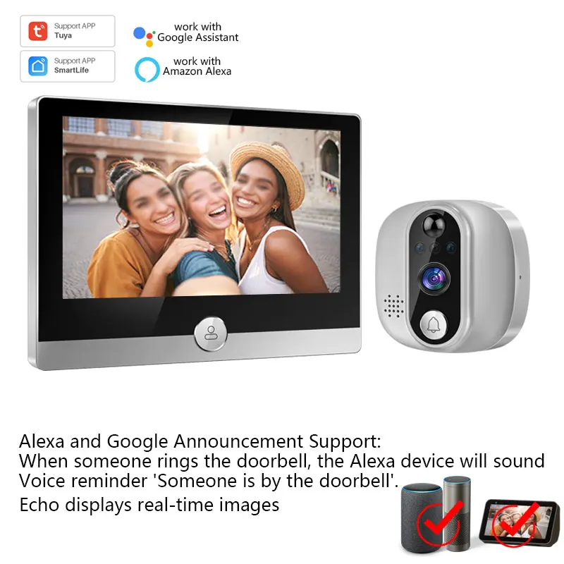 Tuya Smart telecamera di sicurezza per esterni 3MP HD visione notturna Tuya Smart telecamera di sicurezza per esterni 3MP HD visione notturna
