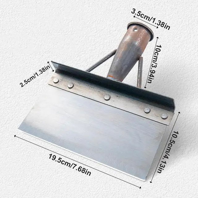 Rozsdamentes Acél Kerti Tisztító Lapátok Multifunkcionális Mangánötvözet -Lapáttal A Tereprendezéshez És Kültéri Munkákhoz - Image 6