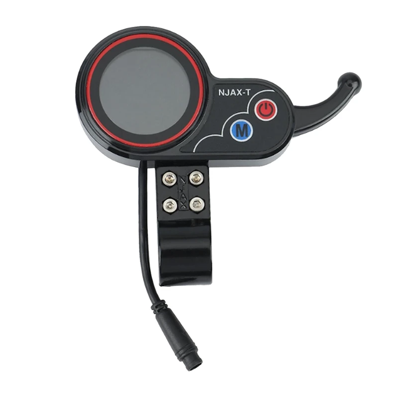 

1 Piece NJAX-T Electric Scooter Dashboard Meter 36V 48V Black Plastic For Electric Scooter Accessories