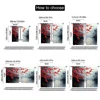 2pcs, spring summer Curtains red plum blossom Sheer Curtains Versatile Polyester Outdoor Decorations Perfect for Bedroom Office 4