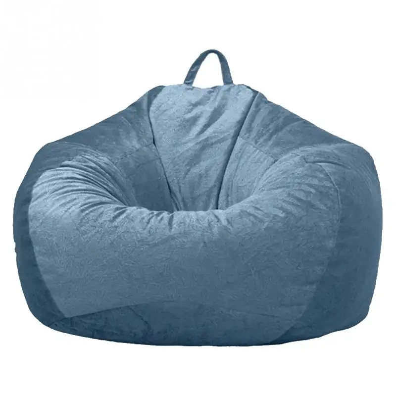 Bedroom Office Home Large Soft Without Filling Dustproof Furniture Parts Bean Bag Chair Cover Adult Kids Living Room Washable