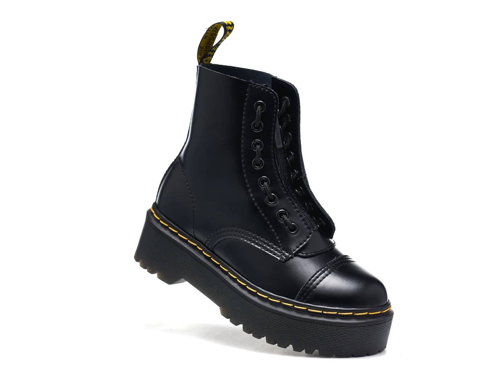 platform doc martens zipper