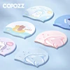 COPOZZ Swimming Cap For Children Kids Waterproof Elastic Silicone Swim Pool Cap Ear Protection Cartoon Swim Hat For Boys Girl 4