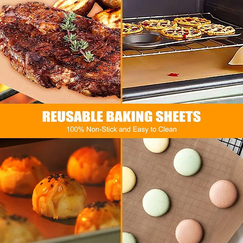 1pc Teflon Sheet 3040cm/4060cm, Reusable Resistant Baking Mat, Oil-proof  Paper, Baking Oven Tool, Non-stick for Baking 