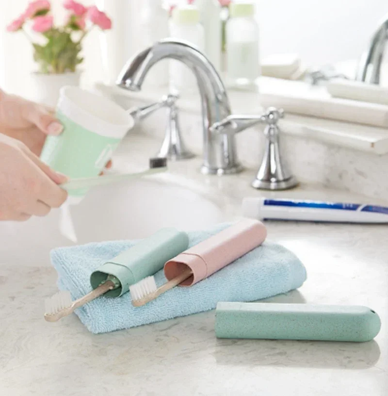 Portable Travel Camping Toothbrush Tube Box Cover Water Filter Anti-dirty Bathroom Accessories Fashion Packaging Storage Box toothbrush case toothbrush storage box