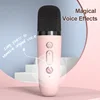 Mini Karaoke Machine Cartoon unicorn Portable Bluetooth Speaker With Microphone Singing Set for Children Family Karaoke Party 4