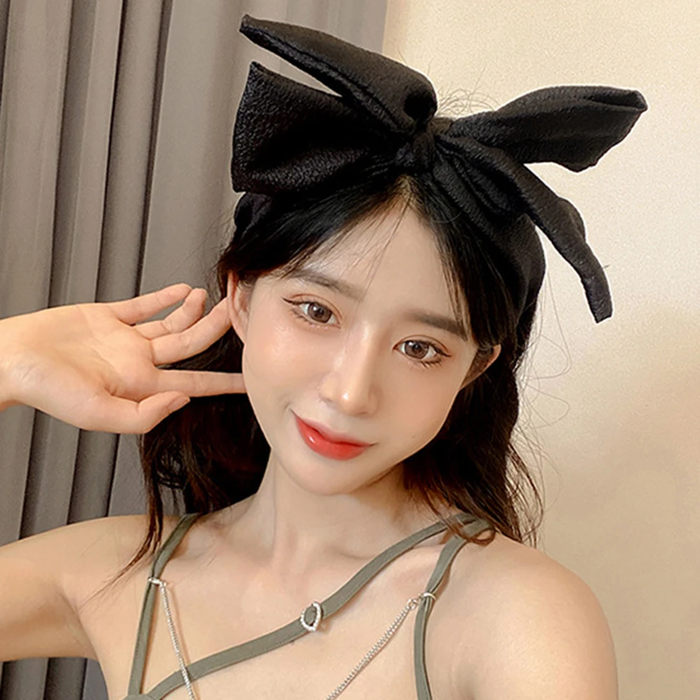 Korean Style Organza Braided Headband For Women Hand-Woven Fashion Hair Bands Girls Headband Elegant Simple Headband Hair Hoops